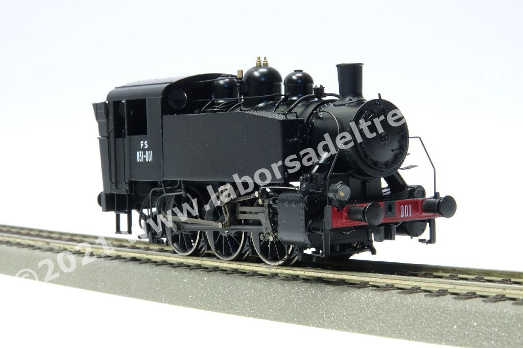 Treno Rivarossi HR2641 - Locomotiva A Vapore GR 831 FS POSTALE Con Garitta E Luci - Scala HO