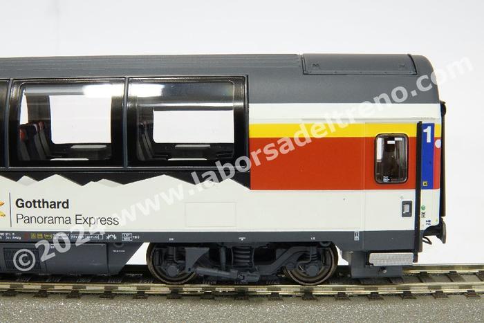 Ls Models 47394 Apm Ec 1 Classe Panoramique - Gopex Gotthard - HO 1/87