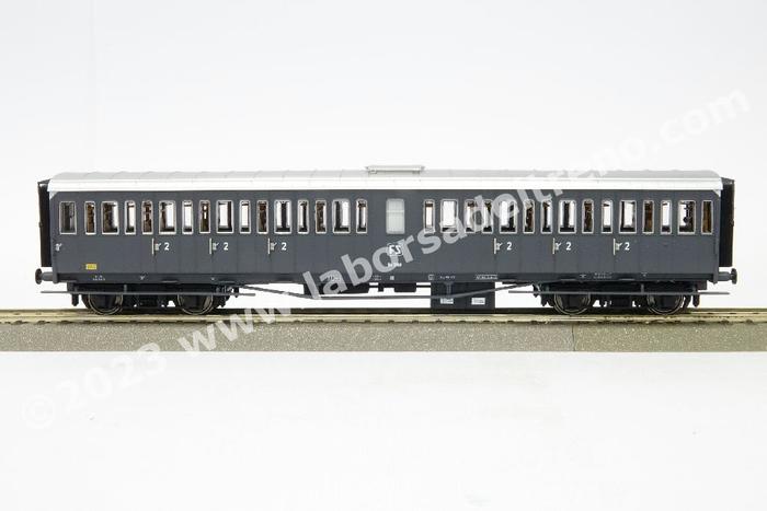 Acme - 55308 Coppia carrozze centoporte tipo 1931R di 2a cl. FS, livrea ...