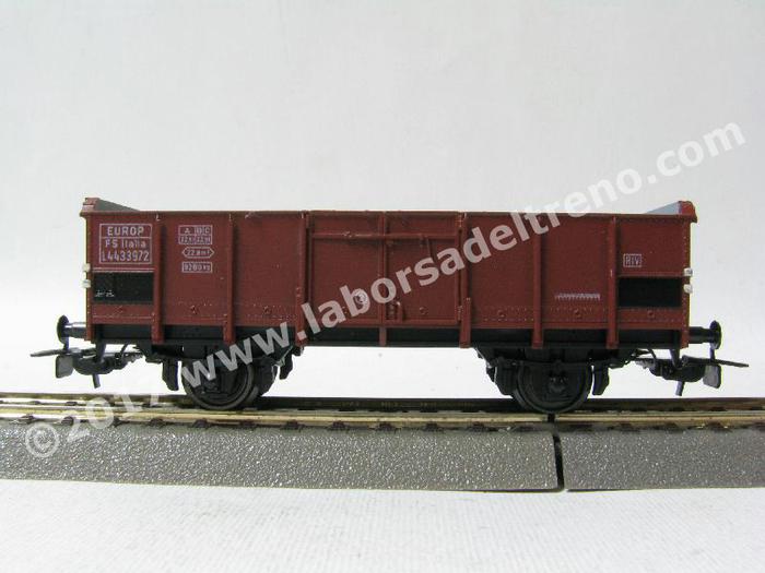 Atm - CF 12.005 Carro A Sponde Medie A Due Assi FS Italia Tipo L 1959 Con Garitta Del Frenatore Epoca Iii