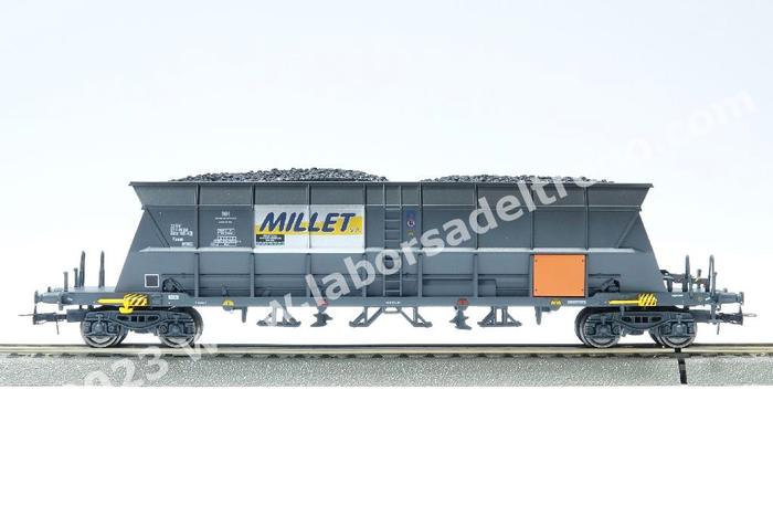 Couplage de wagons trémie EF60 EDF, époque IV - HJ6126 - Jouef