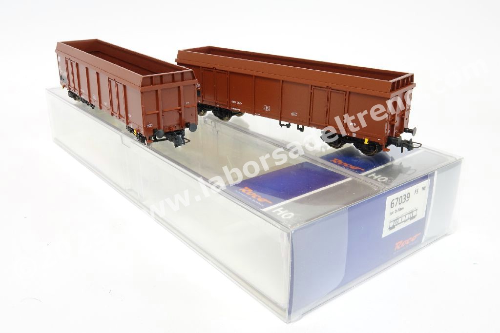 Acme - 45001 Set 2 carri tipo F, uno con garitta, e 1 carro tipo H FS
