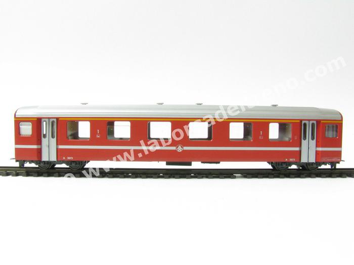 Wagon Bemo 3250 112 - Voiture RhB B 2372 2ème Classe - Échelle HOm - Occasion