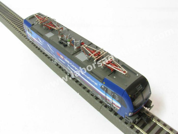Roco Locomotiva Elettrica Sbb Hupac Br 193 492 Rhein Livrea Sbb Cargo International Night Con Musi Blu Epoca Vi