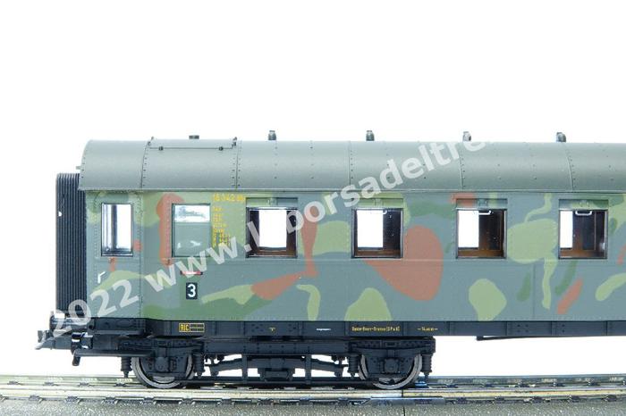 RIVAROSSI HR6069 VAGONE Trasporto Cannone Ferroviario Mimetico Robert RIVAROSSI HR6069 VAGONE Trasporto Cannone Ferroviario Mimetico Robert