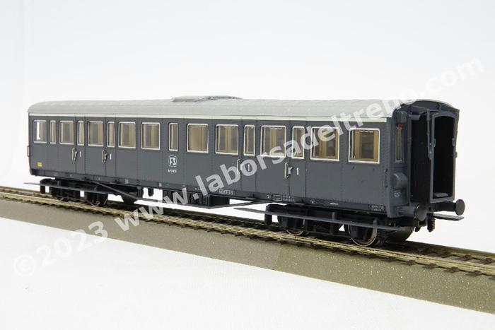 Acme - 50661 Carrozza centoporte FS, tipo 1910 a cassa in legno, ABz