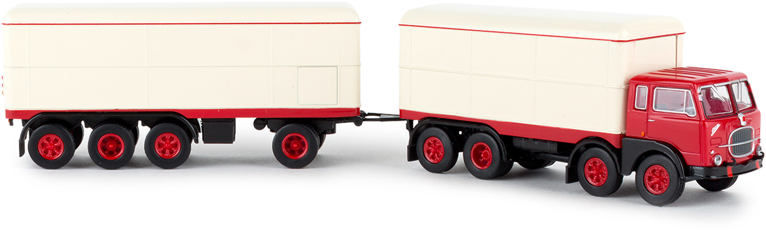 Fiat 690 Baffo Millepiedi Camion Jaune – Verlag Fiedler Promo Brekina 1/87