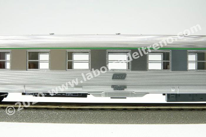 Jouef HJ4135-2 Voiture Voyageurs DEV Inox B6Dtj Toit Argent HO – Neuve Sous Blister