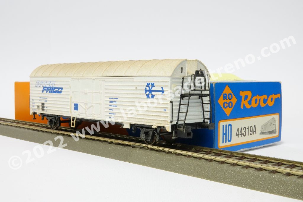 Wagon Roco 46000.5 Gris Cendré - Époque IV (1970-1985) - Modèle Pré-construit HO 1:87
