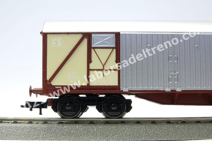 Oskar 4128 - FS Carro chiuso Gabs a grande capacità logo TV porte in lega tipo 1 e 2