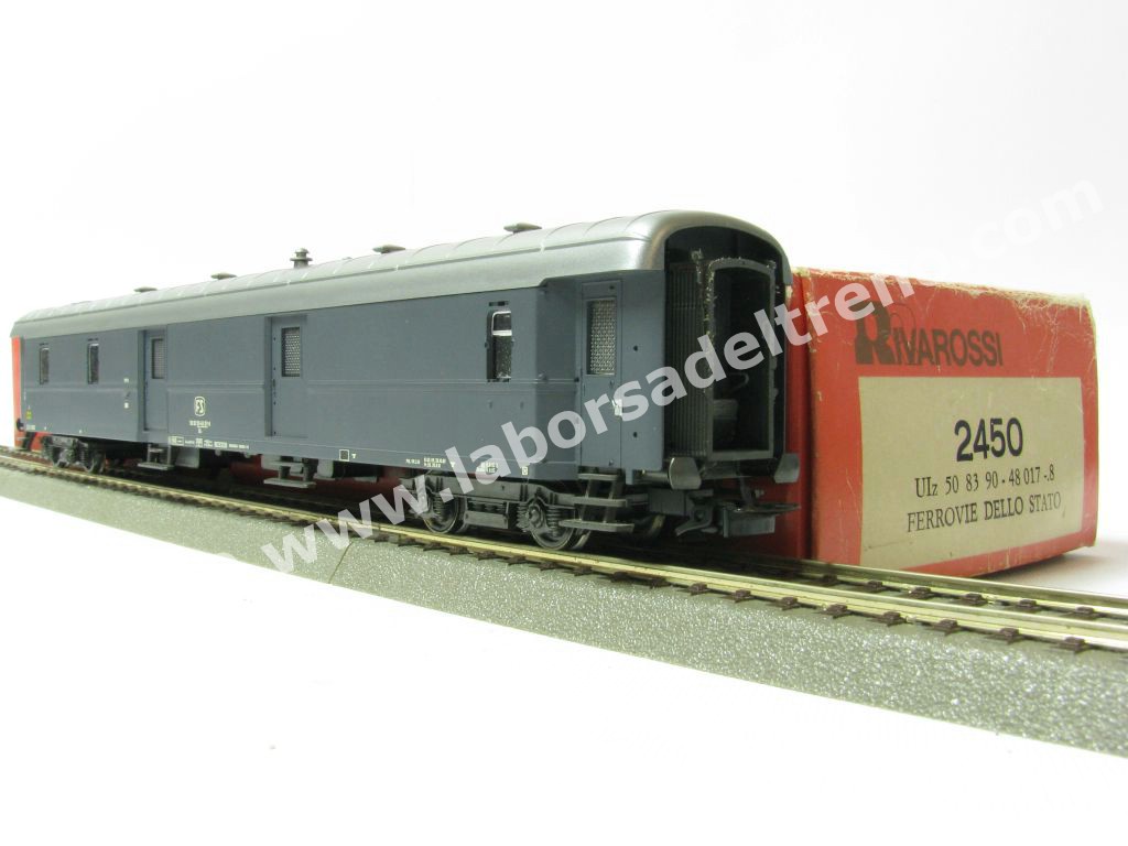 Wagon Postal ACME HO FS Italie 1964 - Échelle HO, Gris, époque IV