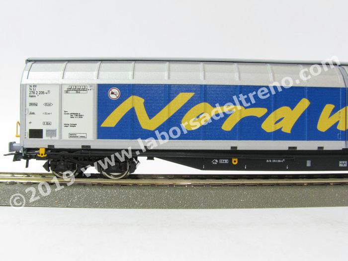 Märklin 47164 Set H0 Di 2 Carri Merci NMBS B Cargo – Modellismo Ferroviario – Lunghezza 22,9 Cm