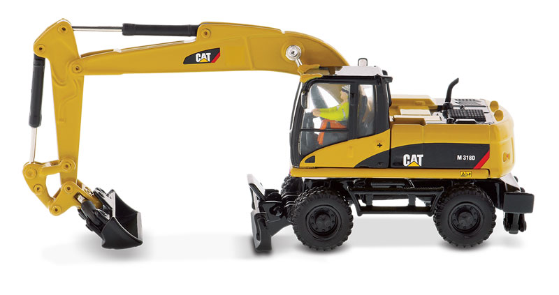 DM85662 - Caterpillar M323F escavatore gommato ferroviario /1:50