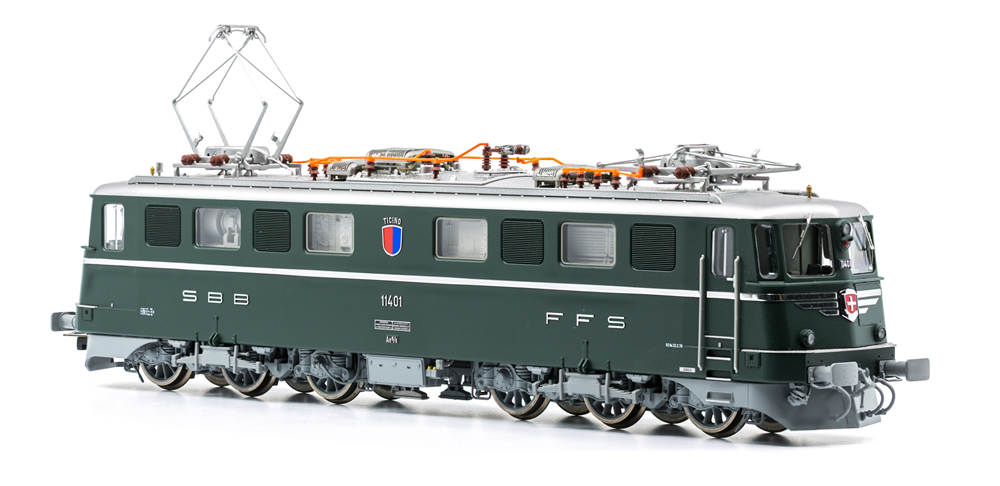 PIKO 94001 SBB Ae 3/6 I grün Nr. 10677 N, Loks
