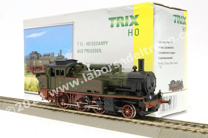 Locomotive Vapeur Trix 22853 - T12 KPEV, Analogique, époque 3, HO, Neuve