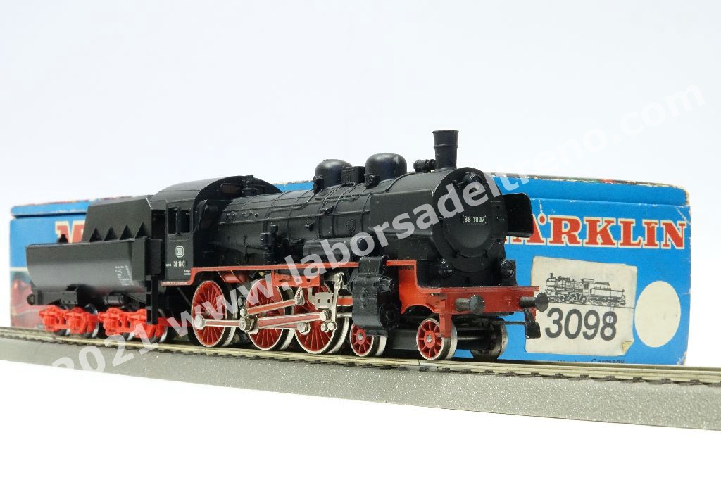 Gebrauchtes 5403098 Märklin 3098 Locomotive à Vapeur L 38 1807 DB Appel