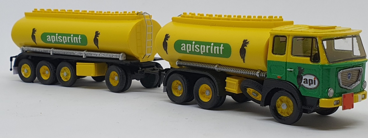 1/43 CITERNE TANKER Transport Ixo Semi Remorque camion Truck trailer