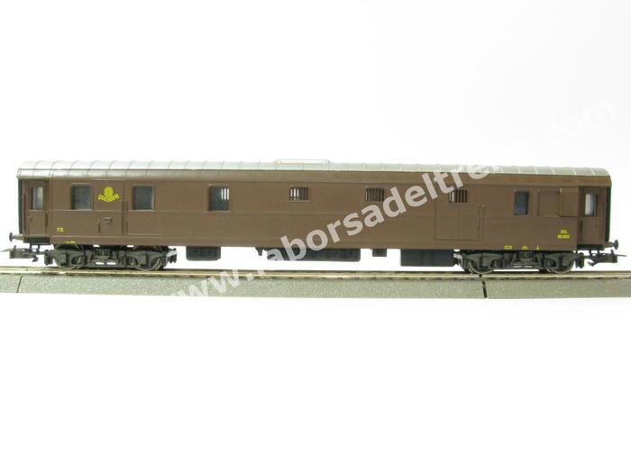 Fourgon à Bogies Rivarossi Italie 12537 - FS Duz 95025 - Échelle HO 1/87 - Occasion
