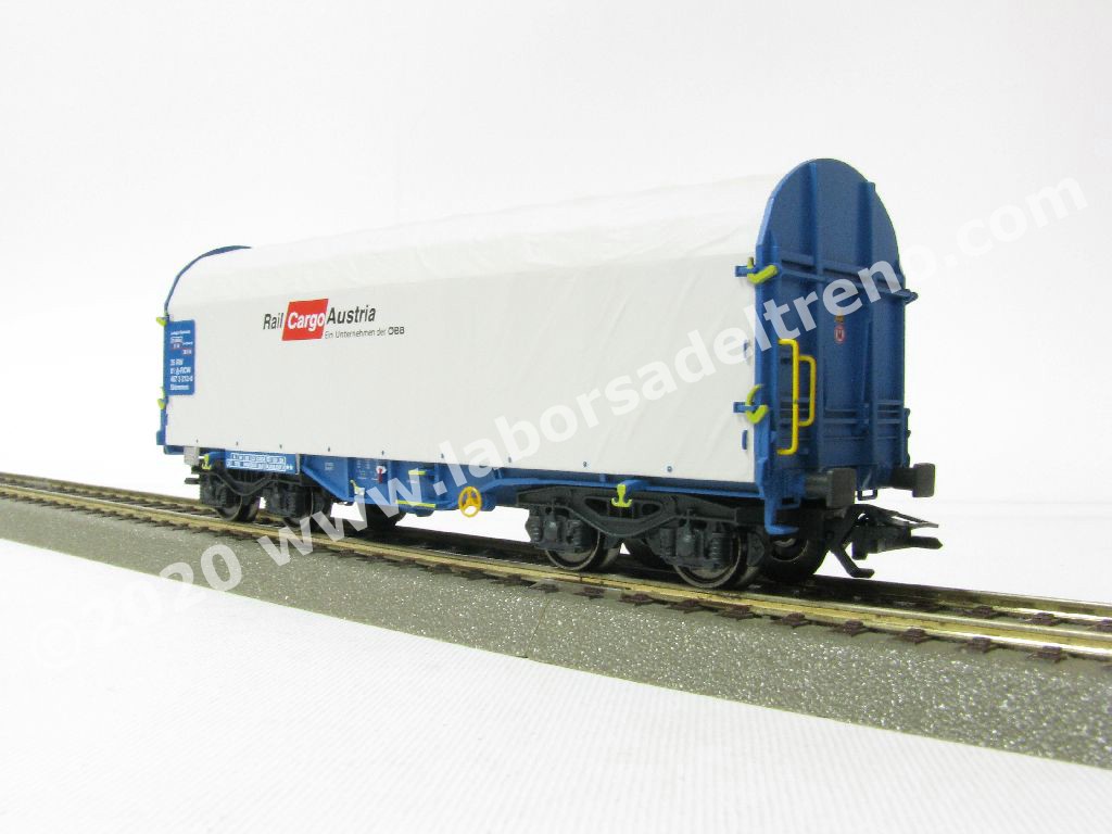 Wagon Marchandises Couvert ROCO HO - Modèle BahnExpress OBB, époque IV - Réf. 6600055 - Neuf