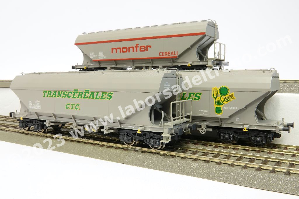 MARKLIN wagon céréalier TRANSCEREALES CAFGRAINS 46322-1 NEUF en 2 RAILS