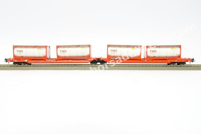 Roco 6600019 Display, Iker-zsebeskocsi készlet, Sdggmrss/T3000e, EKOL konténerekkel, EUROWAGON