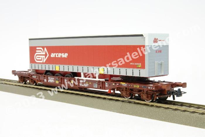 Roco - 76227 Carro canguro DB AG AAE tipo T3 caricato con semirimorchio ...