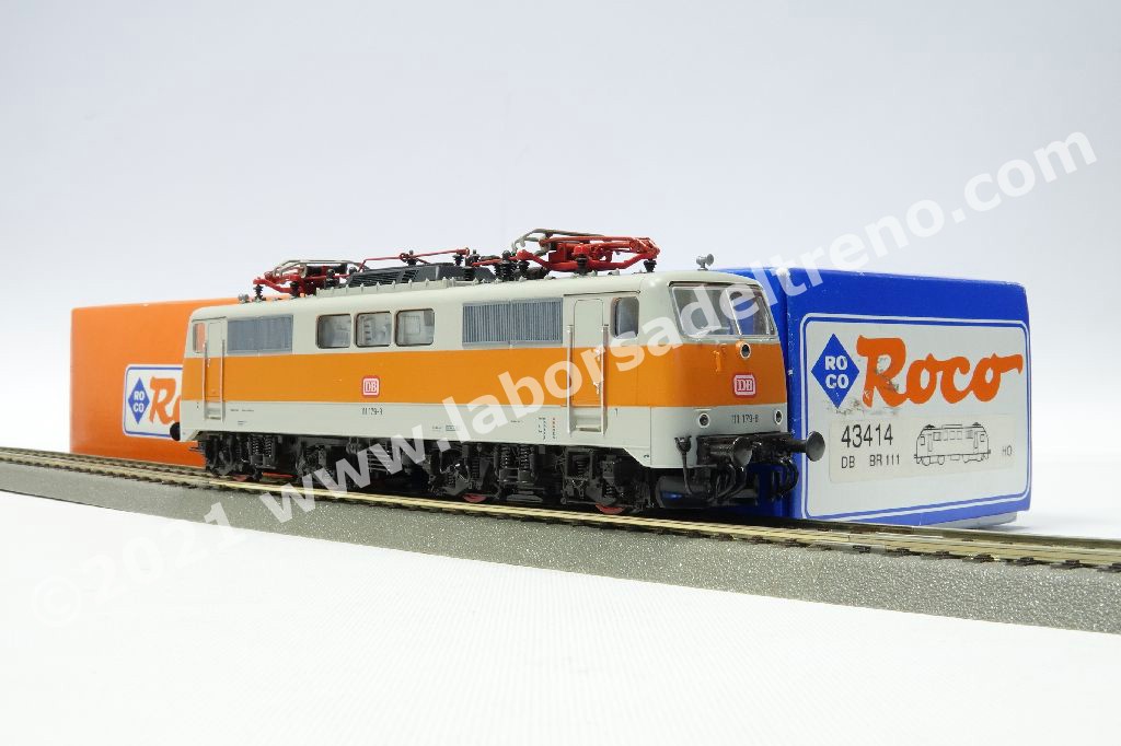 Roco BR 111 HOゲージ 電気機関車 43414 Roco H0 43414 E-Lok BR111 179-8, DB, DC, Licht, NEM, NEU in