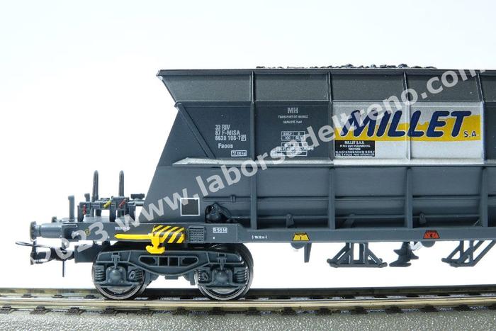 Coffret Jouef HJ6209 – 2 Wagons Trémies 4 Essieux EF60 MILLET Ep VI SNCF – NEUF Boîte D’Origine
