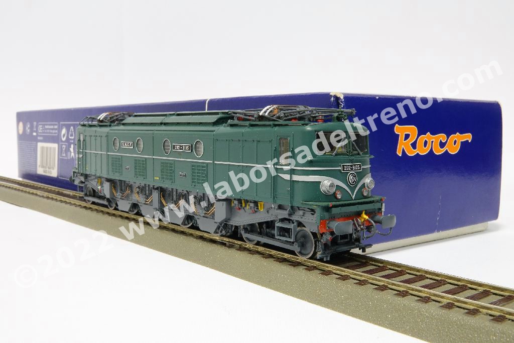 ROCO LOCOMOTIVE ÉLECTRIQUE Sncf 2D2 9105 N° 62470 Éch Ho Boite D'origine Ali Cc EUR 148,00 - FR