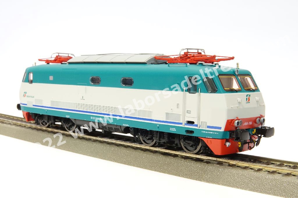 Acme 69196 FS Locomotiva elettrica E444R.060 in livrea d'origine grigio/rosso Dep. Loc. Milano C.le, ep.V. DCC Sound