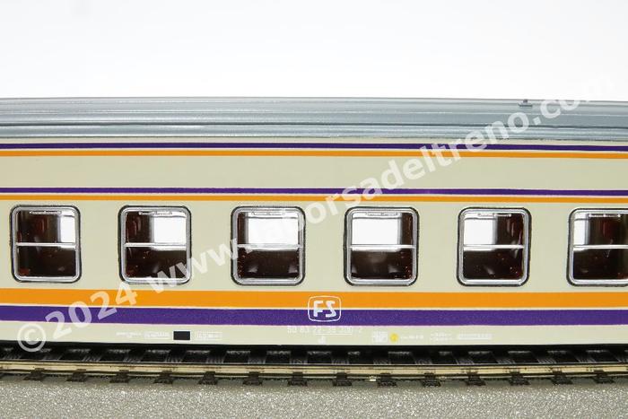55269 Acme - Set Di Due Carrozze A Piano Ribassato Tipo 1973 Di 2a Classe   Art Acme 55269 148452