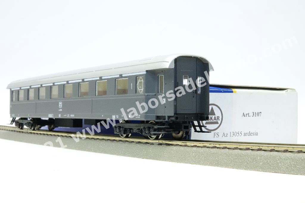 RIVAROSSI HR4325-1 FS VOITURE VOYAGEURS 1E CL TYPE 1946 GRIGIO ARDESIA
