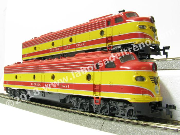 Rivarossi 1943 Coppia diesel USA EMD E8 della Florida East