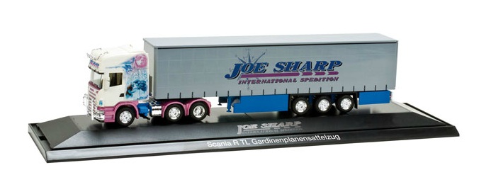 HERPA LKW SCANIA R Topline Dreiachser Joe Sharp EUR 27,00 - PicClick DE