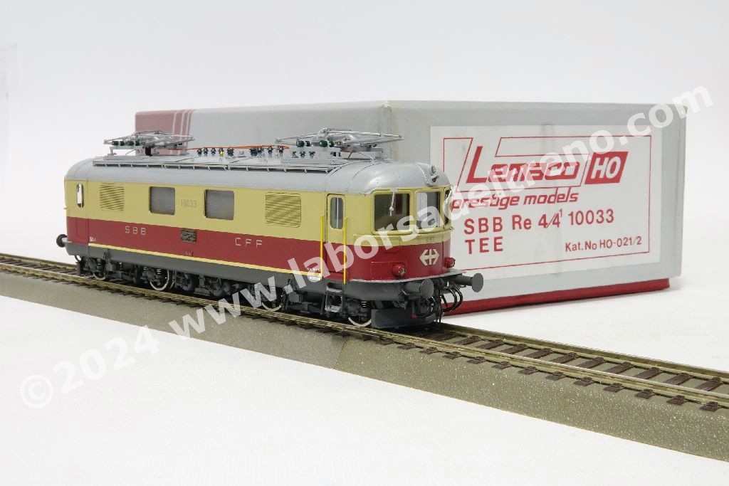Lemaco レマコ HO ブラス SBB Re4/4 Ⅰ 10033 TEE Lemaco - H0-021/2 Locomotiva elettrica SBB Re 4/4 10033 di 1