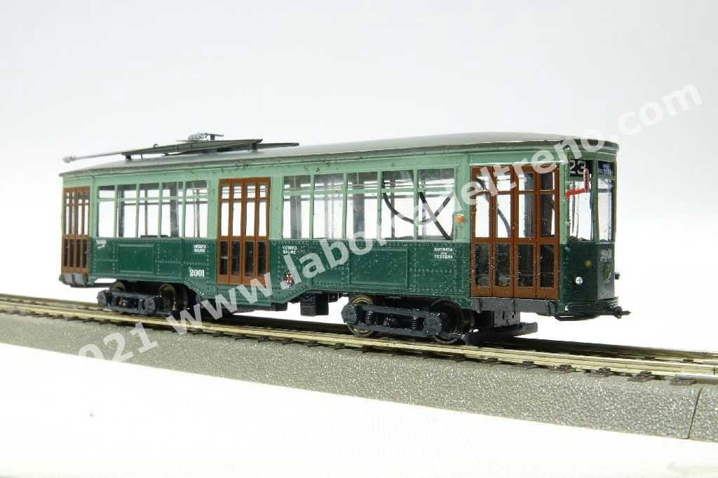 Elfer ATM2001 Tram ATMMilano serie 1500 n. 2001, livrea verde