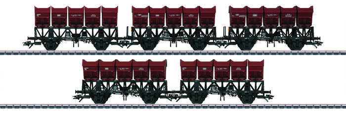 Coffret Marchandises Märklin 46353 - 5 Wagons DB (ex Omni 51) - État Neuf