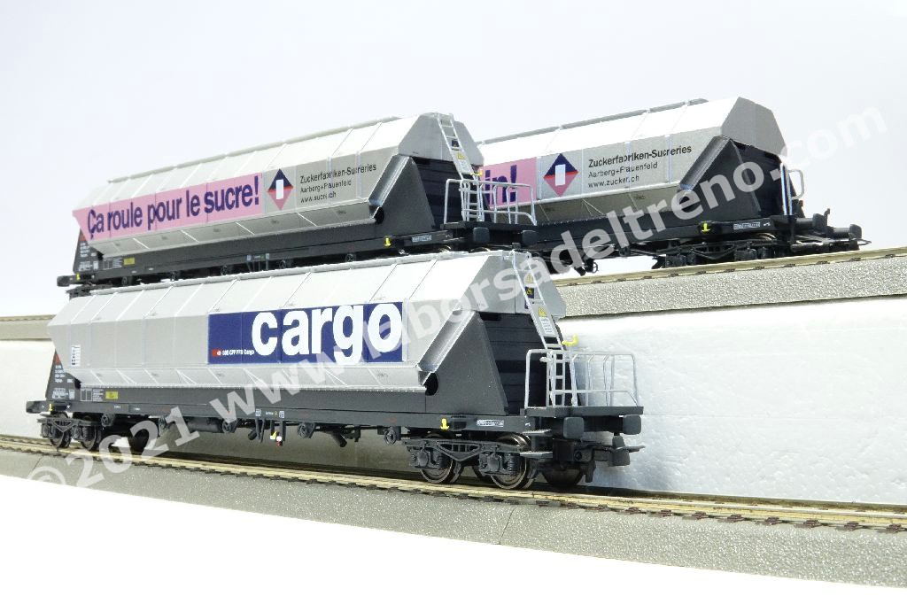 Set De 3 Wagons-trémie B-MODELS VB 92104 échelle HO - Modélisme Ferroviaire, époque VI