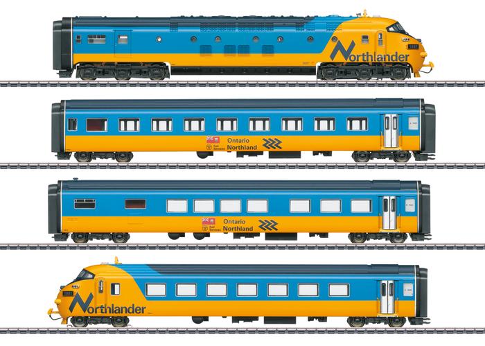 Coffret Rame 4 Éléments ONR Northlander 63124 Roco Digitalisable ho