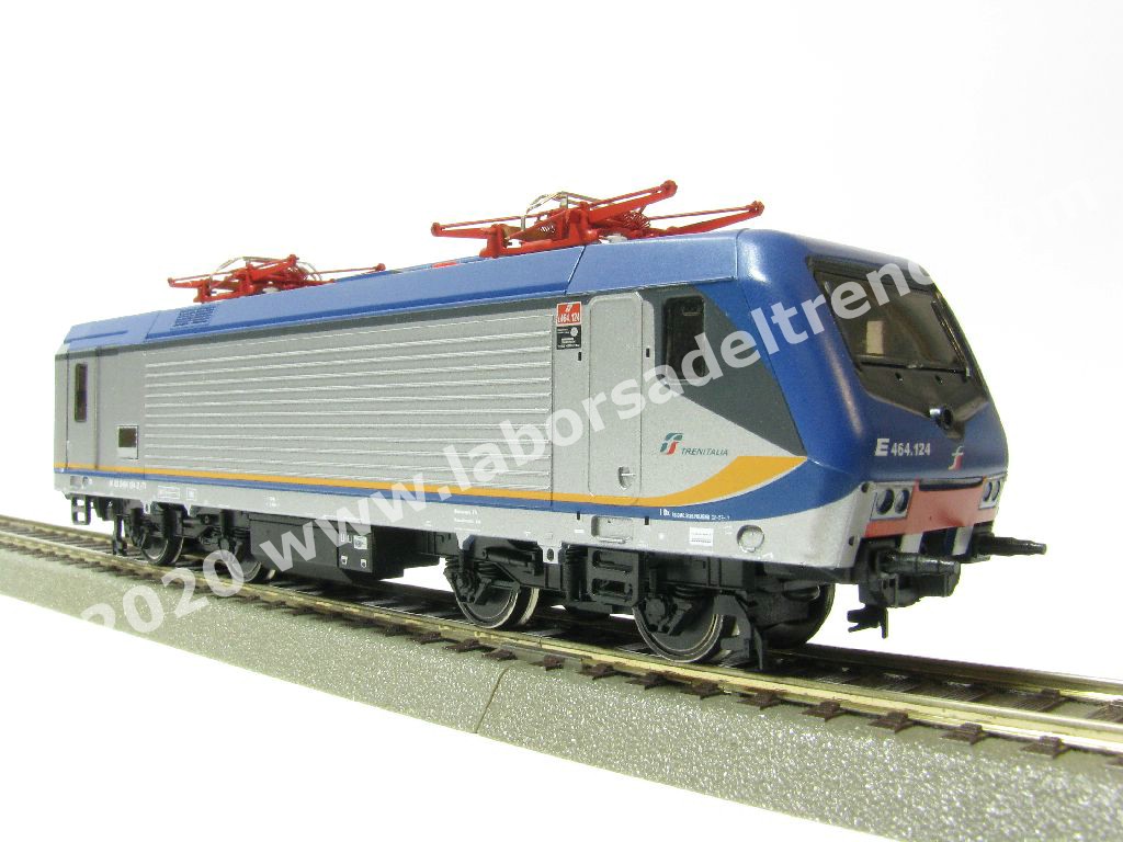 Vitrains 2240 elettrica FS Trenitalia E464 124 con tabella