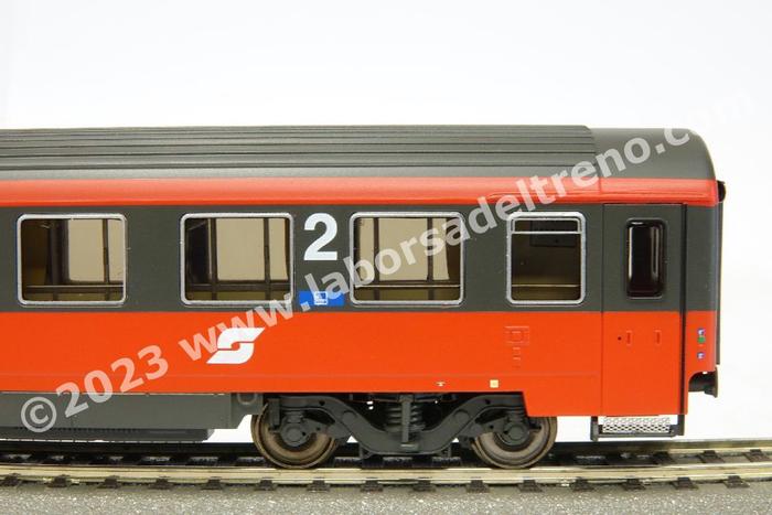 Acme - 52633 Carrozza passeggeri a carrelli OBB tipo Eurofima di 2