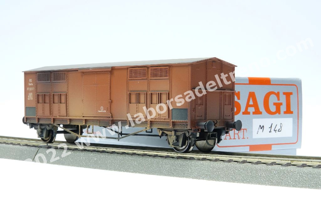 ACME 40242 – Carro Merci Chiuso FS Tipo FF 1942 A Passo Lungo Ep.III – Modellismo Ferroviario