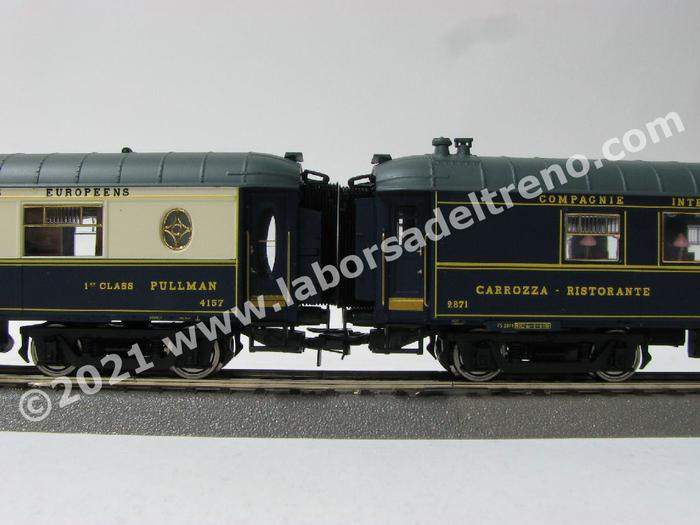 Rivarossi HR4022 FS : Treno Azzuro 2.Kl Personenwagen (Neu (gemäss