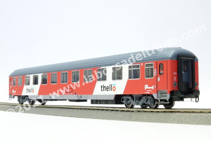 1円～ A.C.M.E. HOゲージ Carrozza di 1 classe Tipo Z - Livrea XMPR Epoca V / FS Tipo Z - Type Z Italian Railways coach アクメ