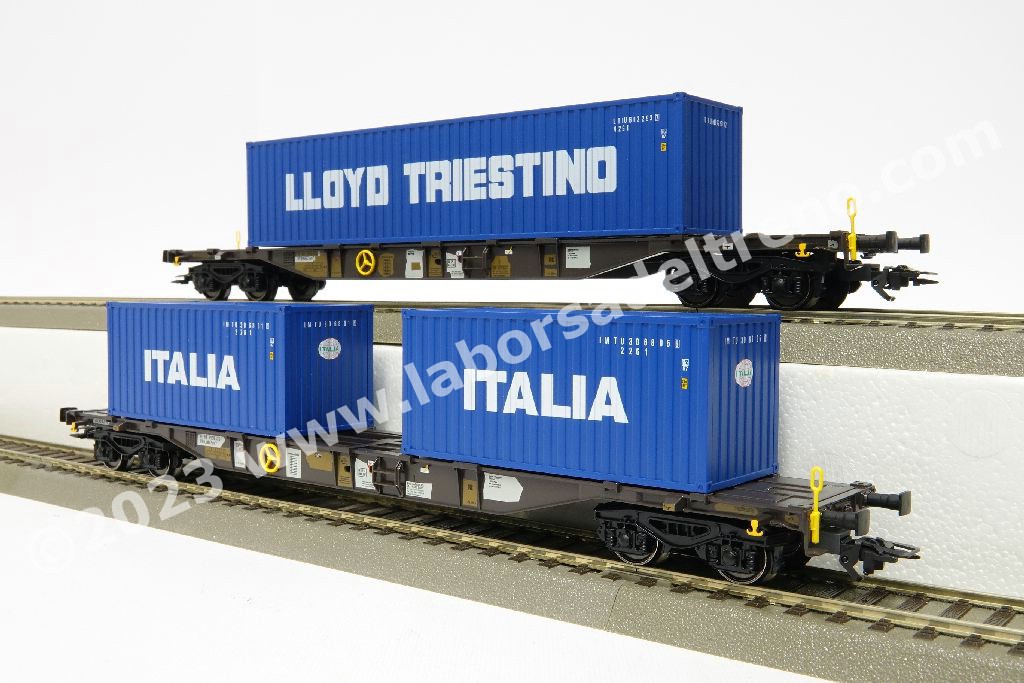 Märklin # 47460 Set Containertragwagen ' ITALIA' (Neu und