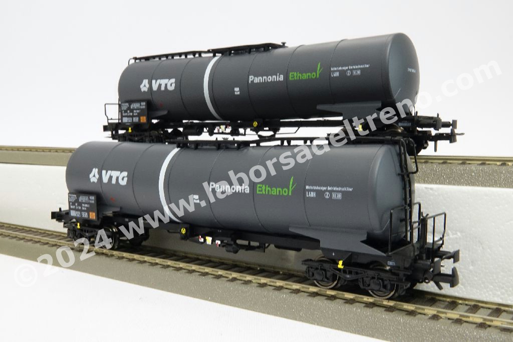 Coffret B-MODELS 2 Wagons Citerne VTG PANNONIA ETHANOL - Échelle HO - VB-81082 - Neuf
