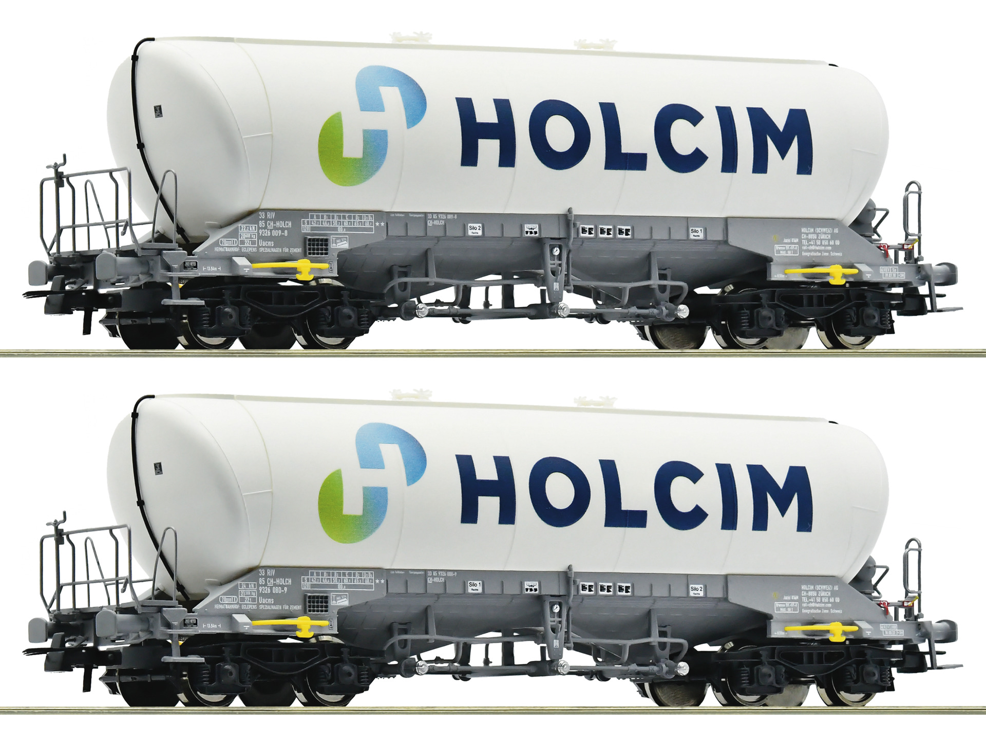 Roco - 46477 Carro silos a due assi DB tipo Ucs della ditta 'Dyckeroff', epoca IV