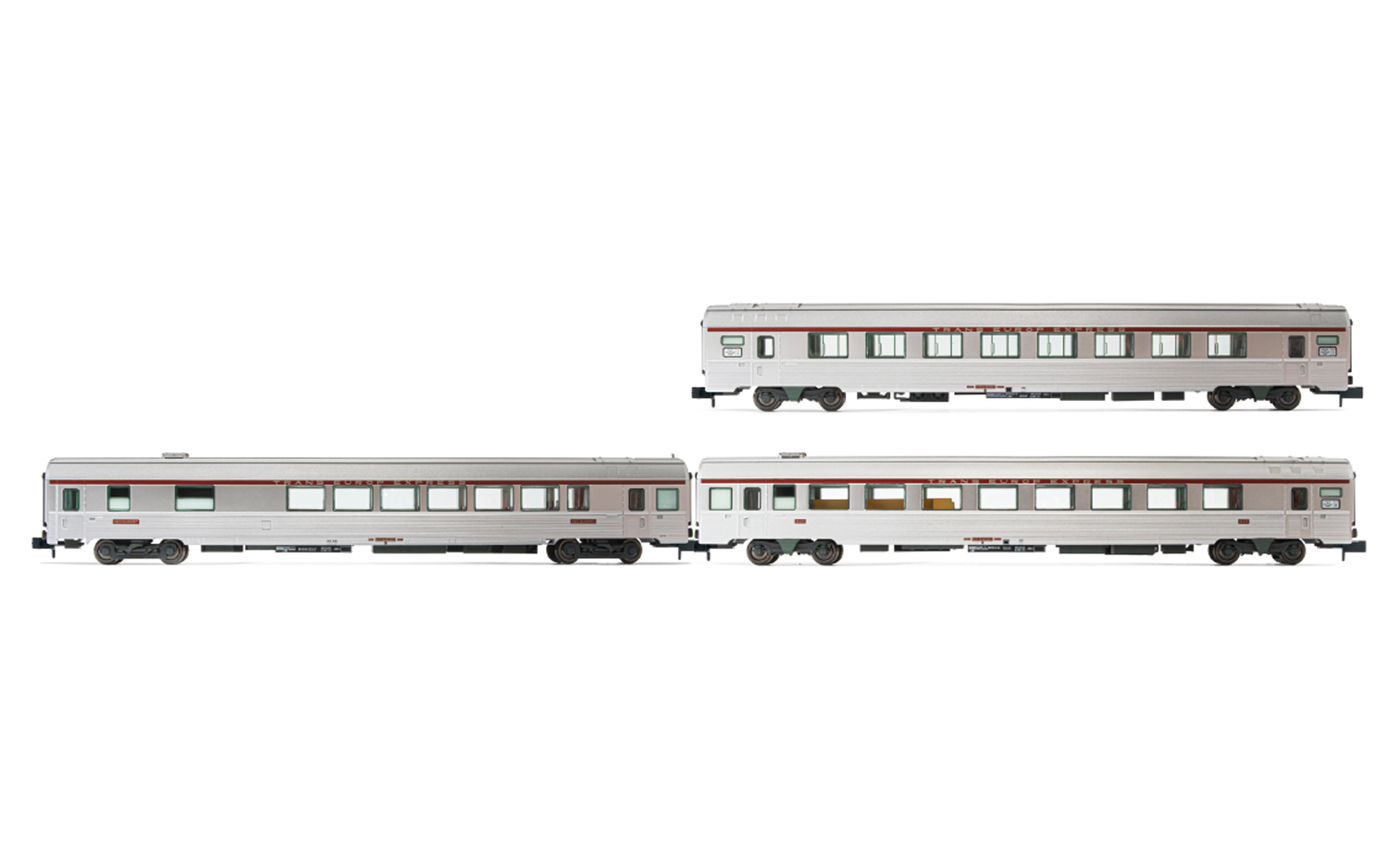 Voiture voyageurs à bogies inox A8u TEE MISTRAL, 1ère classe | Trains
