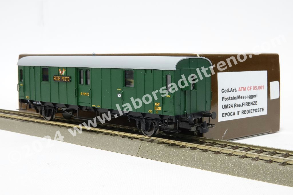 Treno Rivarossi HR2641 - Locomotiva A Vapore GR 831 FS POSTALE Con Garitta E Luci - Scala HO