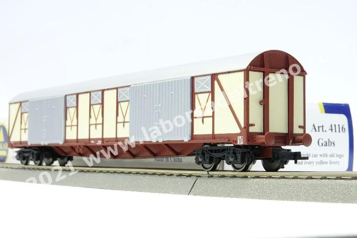HO] : Wagon OCEM kf 29, livrée brun à toit noir & guérite, Ep. IIIb